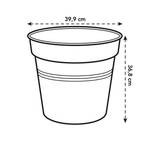 green basics anzuchttopf 40cm verblasstes lila